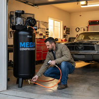 60 Gal. 3 HP 150 PSI Electric Upright Air Compressor — Lifestyle