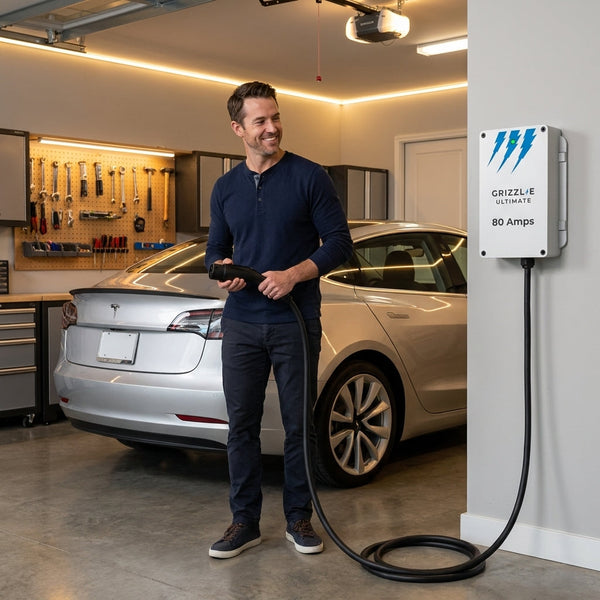 Level 2 EV Charger Built to Deliver 80A Fast Charging, 19.2kW Output, 25-Foot Cable, UL Certified